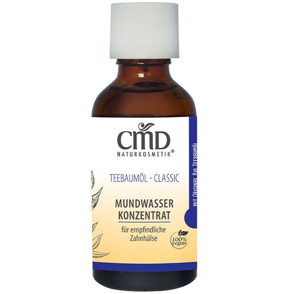 CMD Naturkosmetik Mundwasser, Teebaum Classic, 50 ml