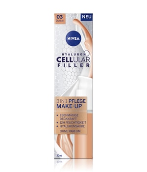 NIVEA Hyaluron Cellular Filler 3in1 Care Make-Up Flüssige Foundation-30 ml