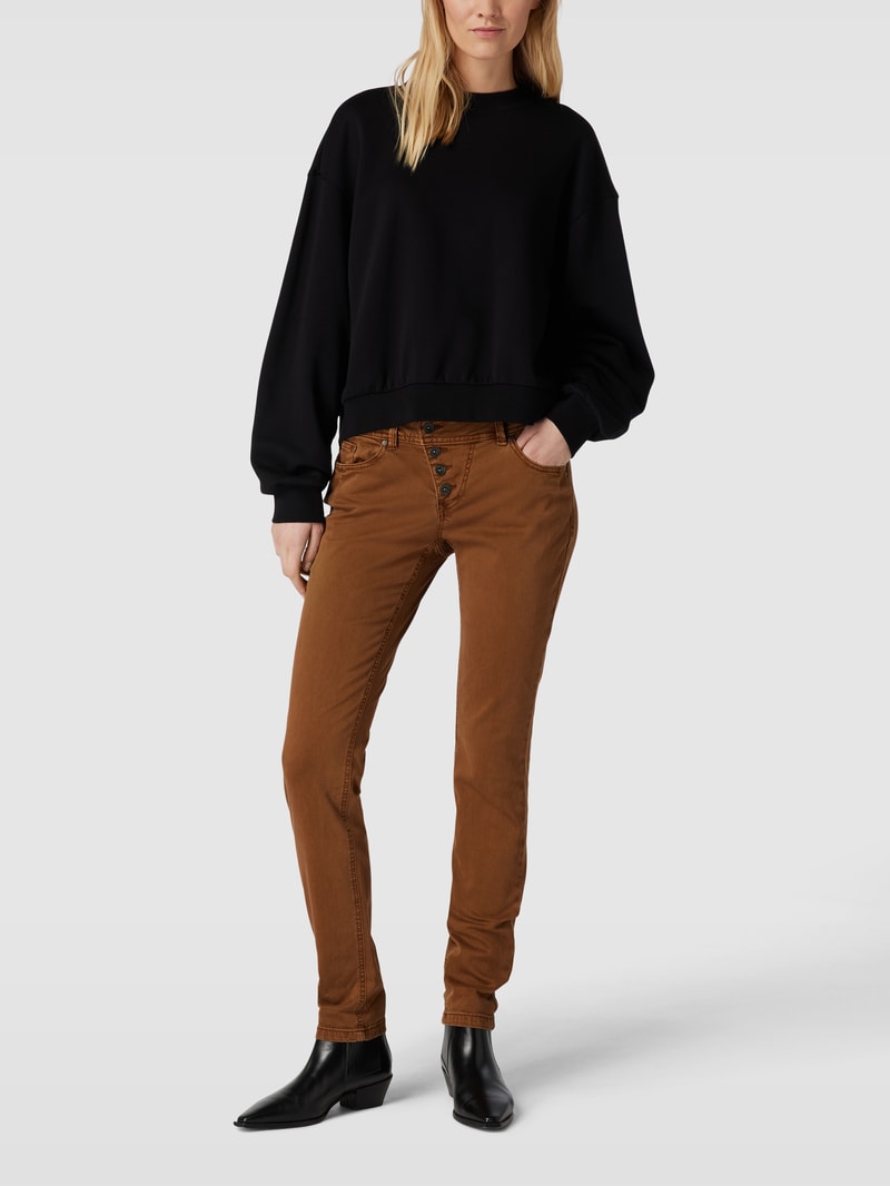 Hose im 5-Pocket-Design Modell 'MALIBU' in cognac