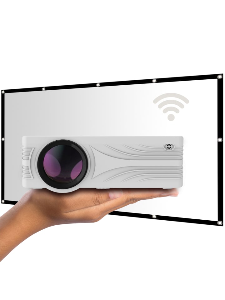 LA VAGUE LV-HD240 WI-FI BUNDLE LED-Projektor inkl. LV-STA100FP in weiß günstig kaufen onesize