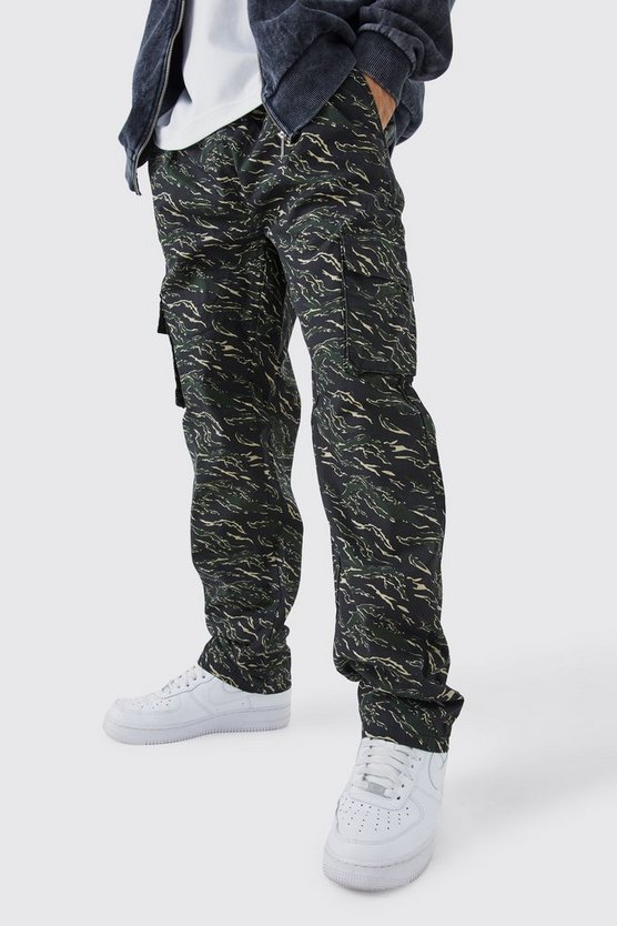 Lockere Camouflage Cargohose