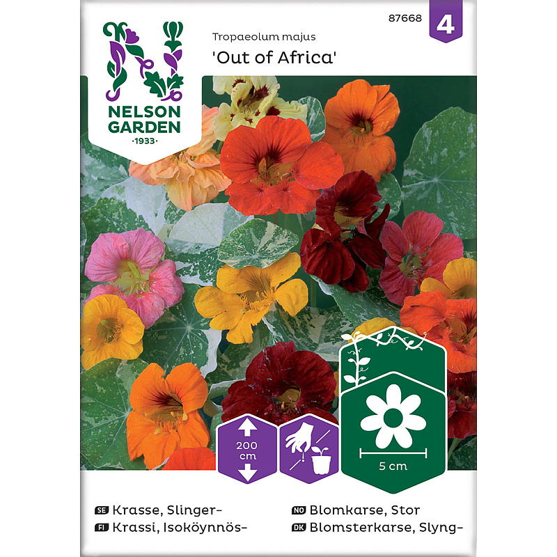 Nelson garden Frø Blomkarse Stor, Out of Africa