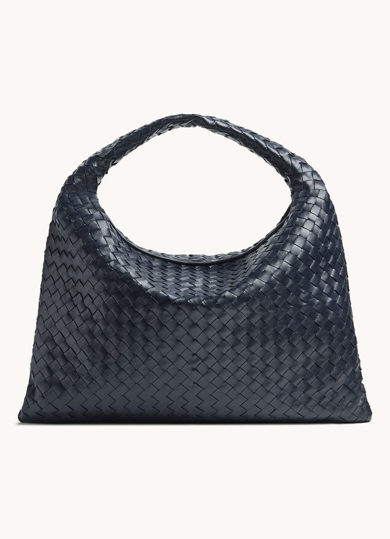 Velká kabelka přes rameno Bottega Veneta Hop z telecí kůže