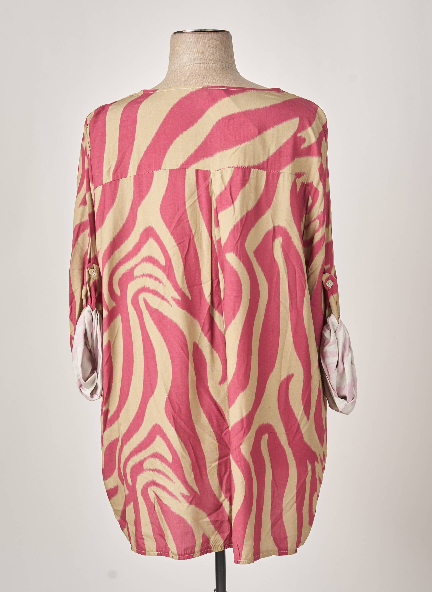 Made In Italy Tuniquemanchelongue Femme couleur rose