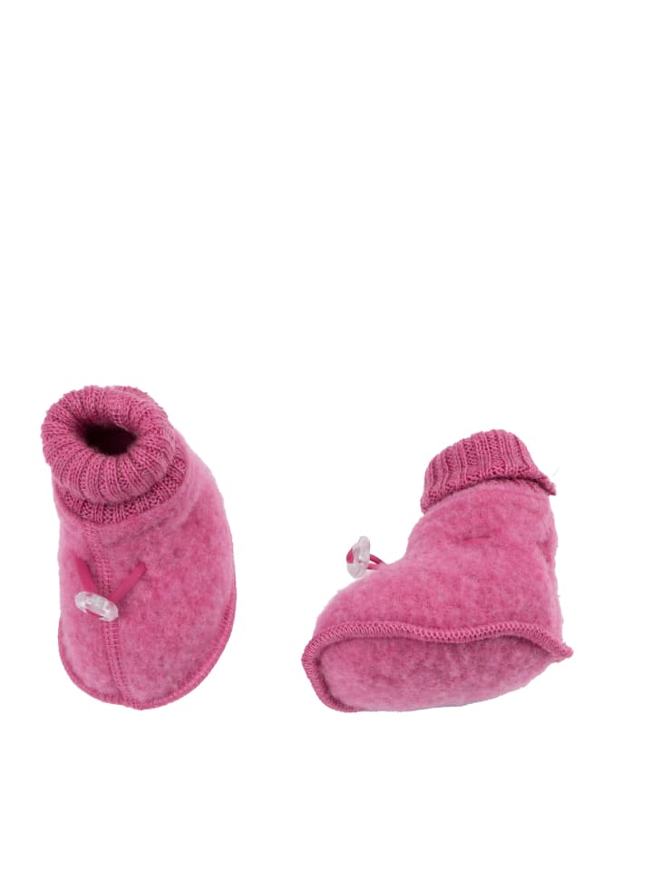 Joha Booties Krabbelschuhe Merino-Wolle in pink günstig kaufen