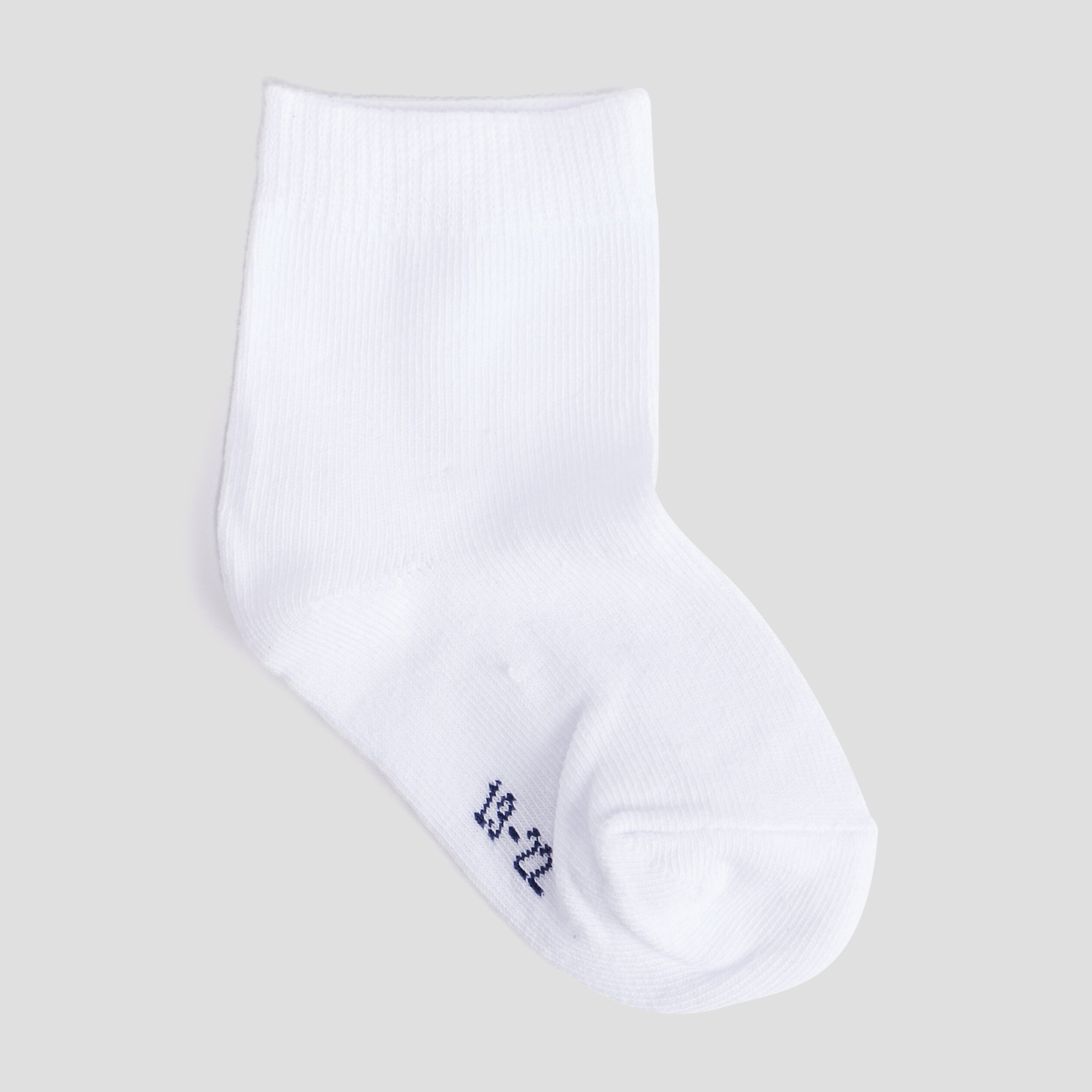 Lot 5 chaussettes blanc mixte | La Halle