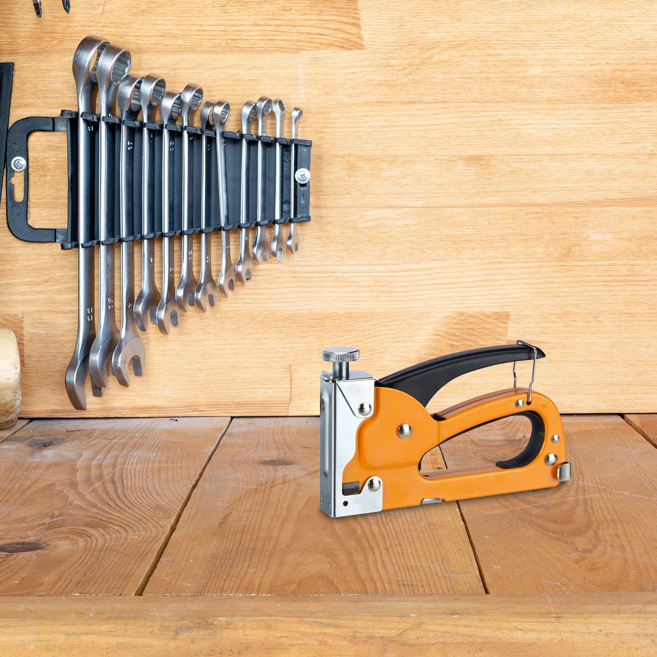 relaxdays Handtacker Handtacker mit 500 Klammern