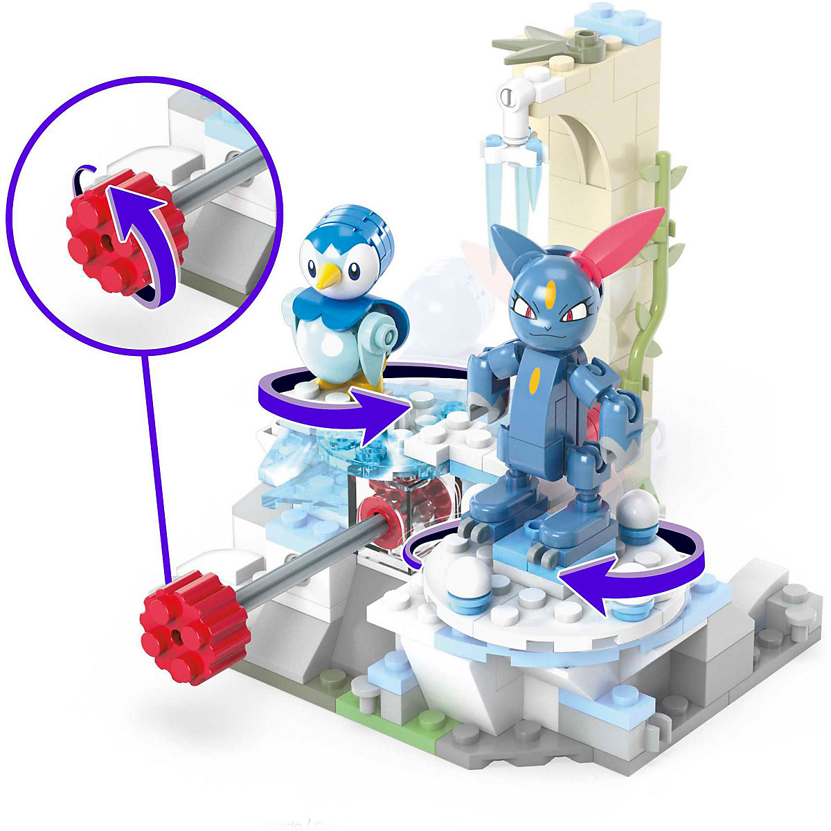 MEGA Pokémon Plinfas und Sniebels Schneetag