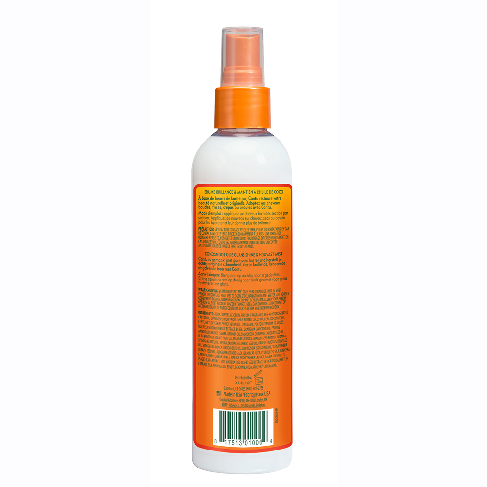 cantu Brume brillance & maintien à l'huile denoix de coco Soin capillaire