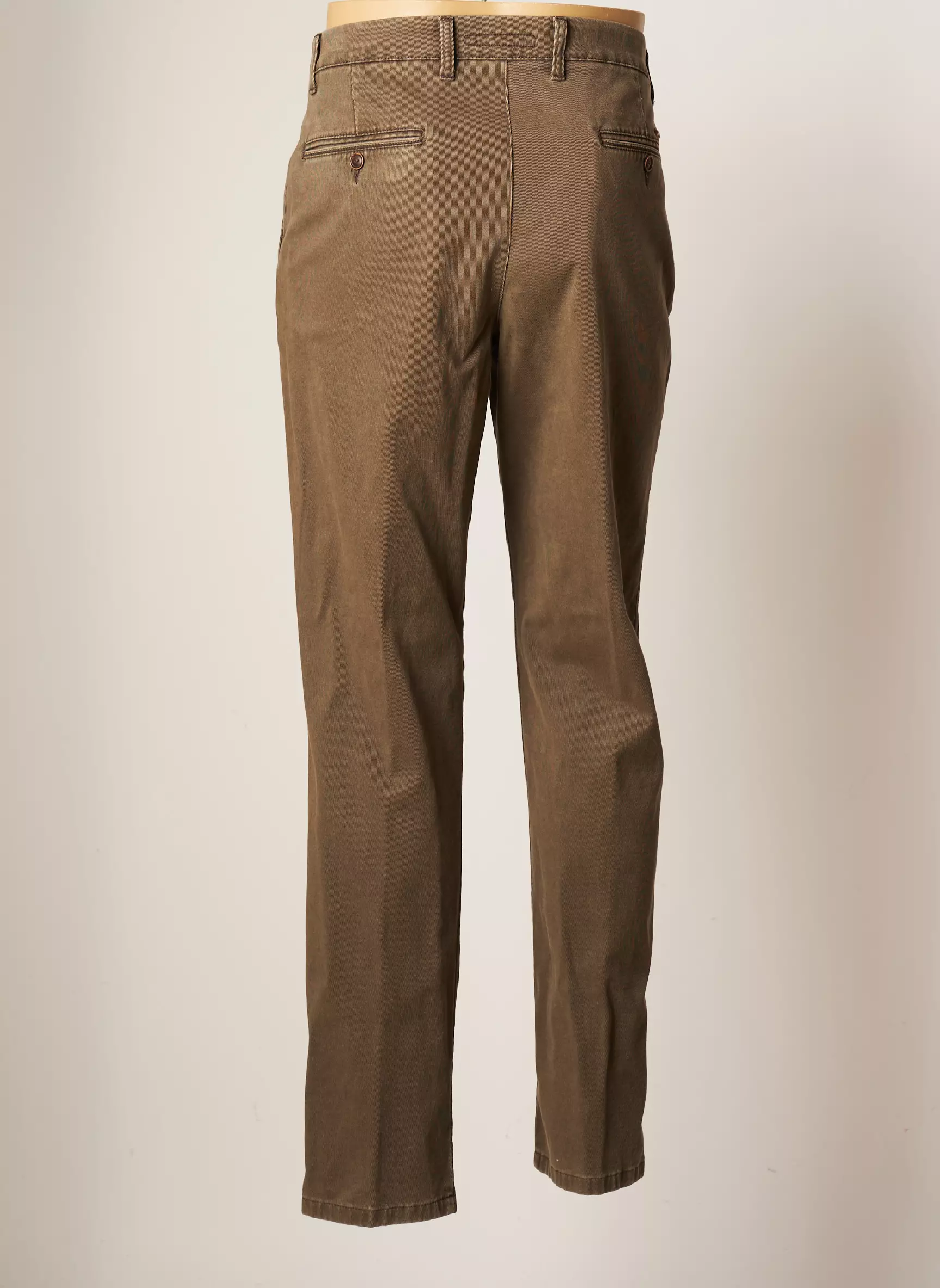 Lcdn Pantalons Chino Homme couleur marron