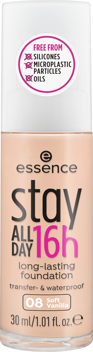 Foundation Stay All Day 16h Long-Lasting 08 Soft Vanilla, 30 ml