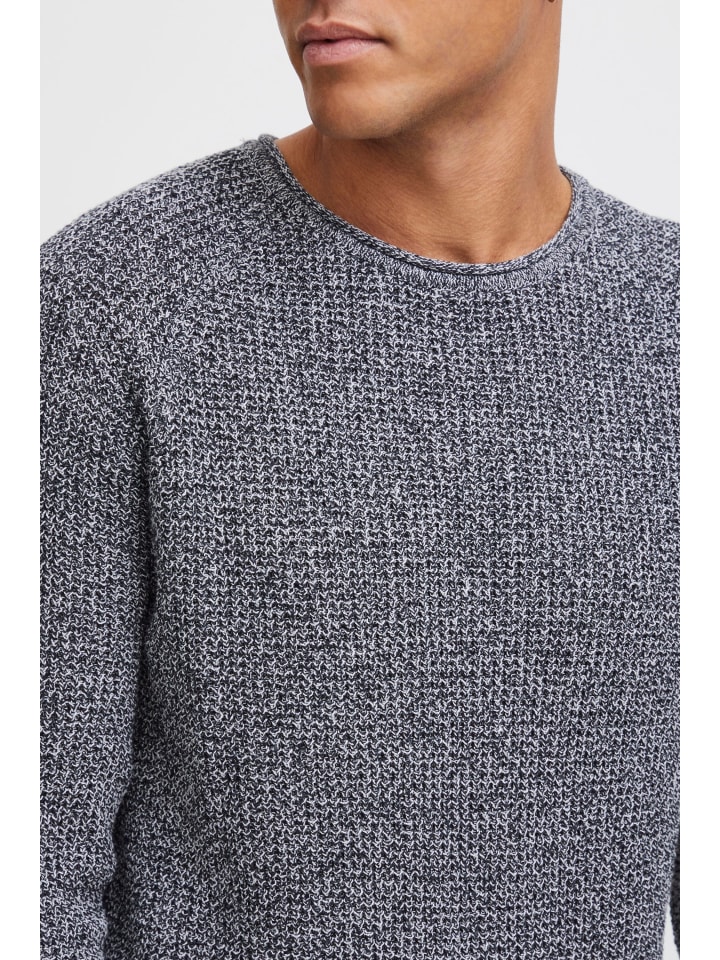!SOLID Strickpullover SDKotchap 21301069-ME  Melierter Strickpullover mit Rollkanten in Grau günstig kaufen