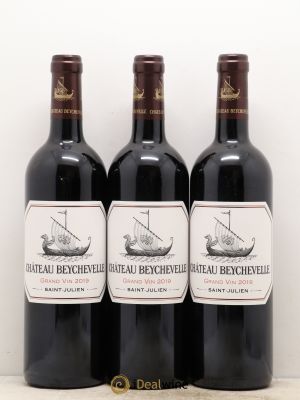 Château Beychevelle 4ème Grand Cru Classé  2019 - Lot de 3 Bouteilles