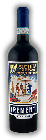Trementi, Nero d’Avola, Cabernet Sauvignon, DOP, 2021, Sizilien  Trementi, Nero d’Avola, Cabernet Sauvignon, DOP, 2021, Sizilien   Jahrgang 2021 - 0,75	 Liter - Vol 13,5%