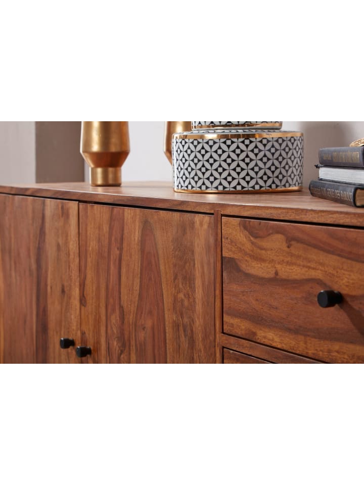 KADIMA DESIGN Sideboard WL5.629 Massivholz 145x75x40 cm Landhaus Kommode, günstig kaufen onesize