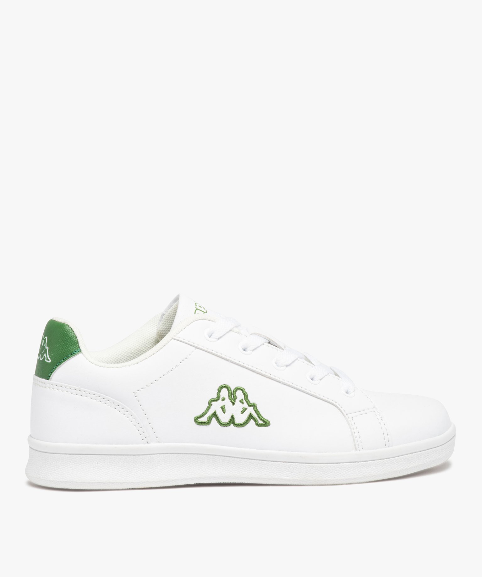Baskets Garçon unies style rétro - Kappa blanc | GEMO