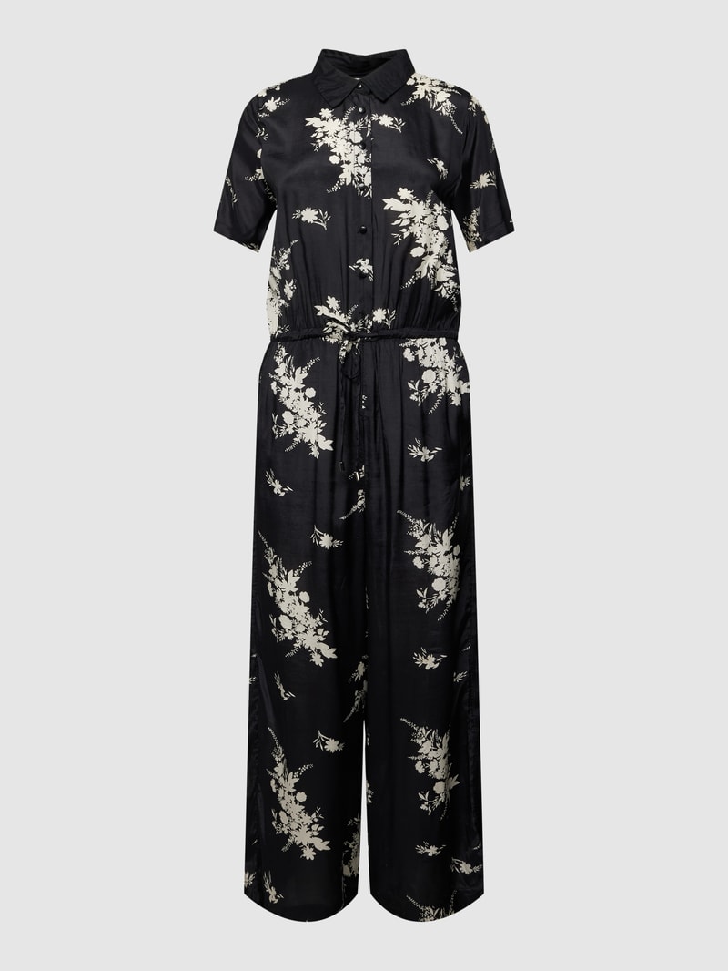 Jumpsuit mit Allover-Print Modell 'Gilla' in schwarz