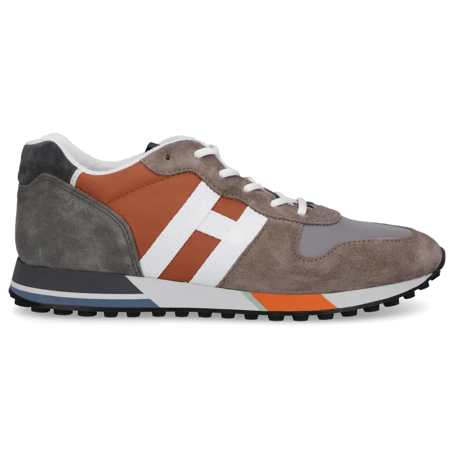 Hogan - Sneaker low H383 Veloursleder Textil - grau