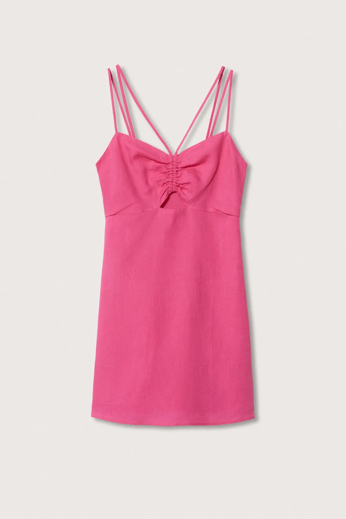 MANGO  Fuchsia Damenkleid 37050255