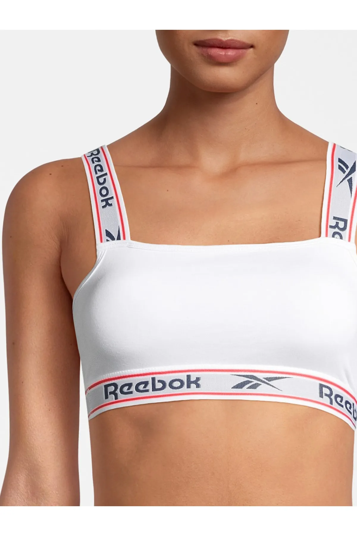 Reebok  Sport-BH - Weiß - Unifarben