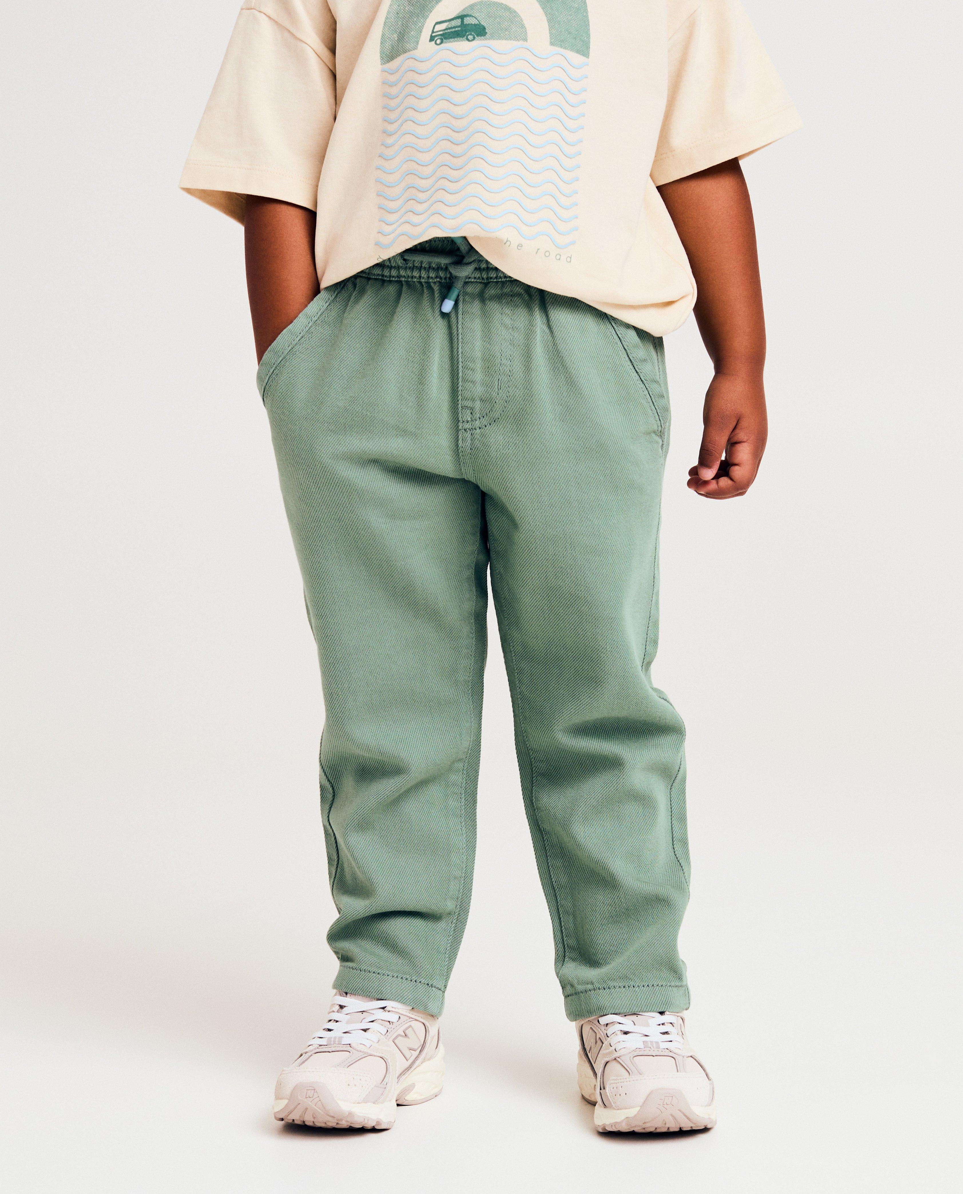 Samson Green byxor, khaki, normal passform