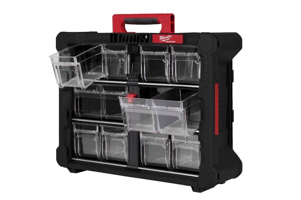 Αξεσουάρ Milwaukee 4932498323 PACKOUT Κρεμαστός/όρθιος οργανωτής με δίσκους