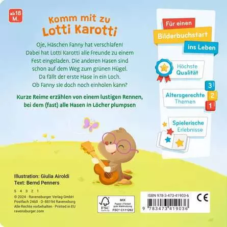Mein erstes Lotti Karotti: Das lustige Hasenrennen