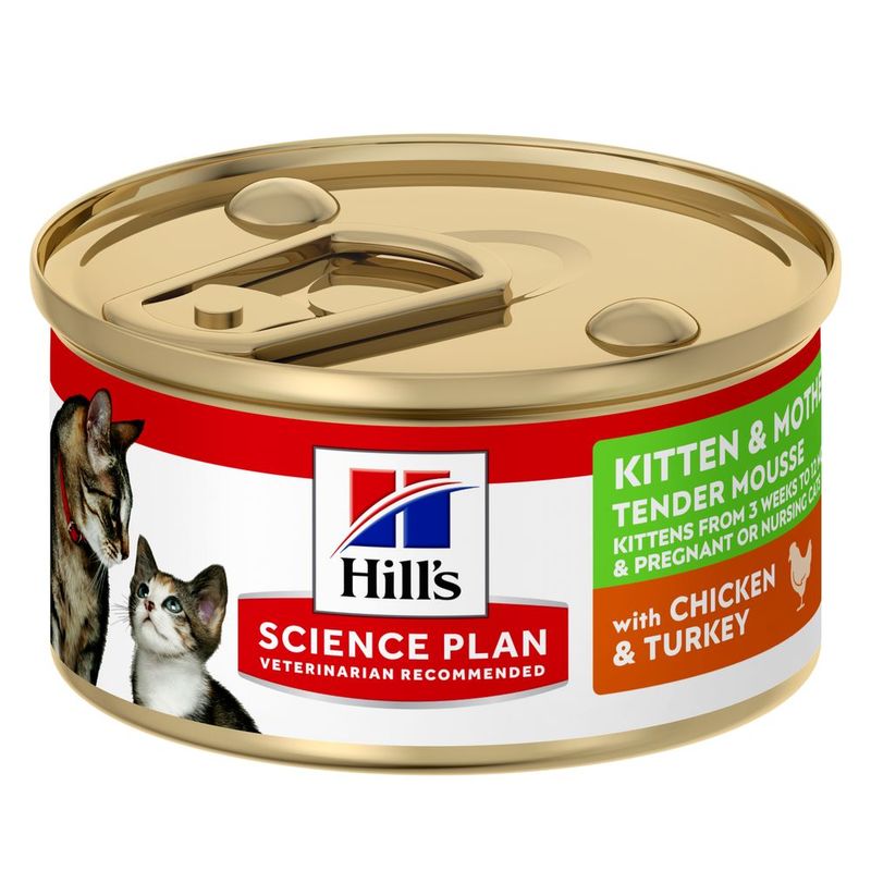 Hill's Science Plan Kitten & Mother Tender Mousse mit Huhn und Truthahn