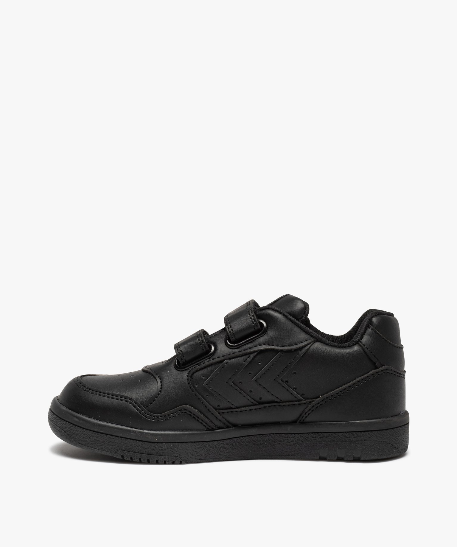 Baskets Garçon unies à scratch - Hummel Camden noir | GEMO
