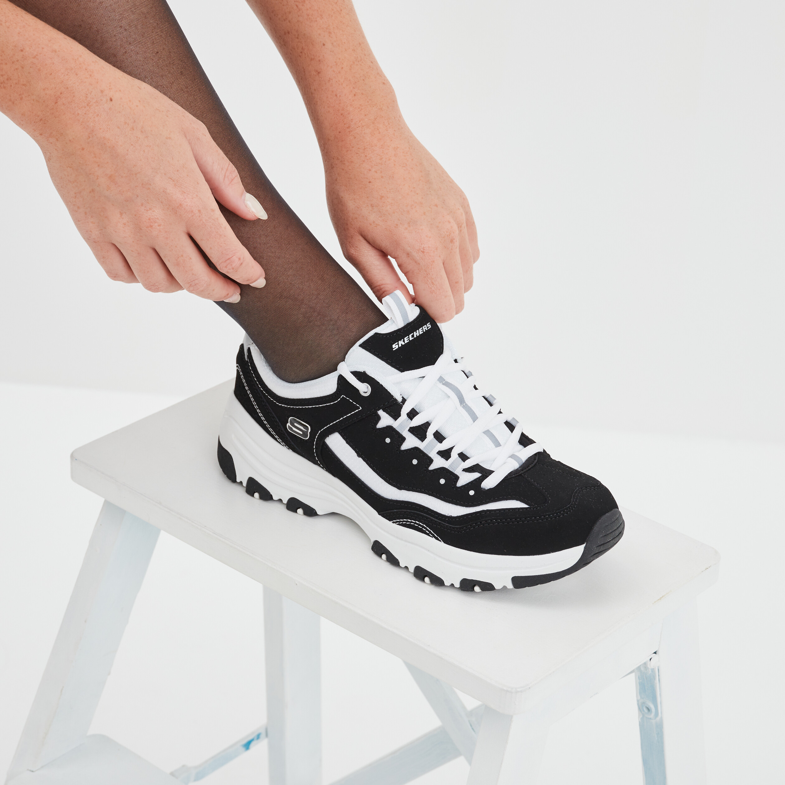 Baskets running mémoire forme Skechers multicolore femme | La Halle