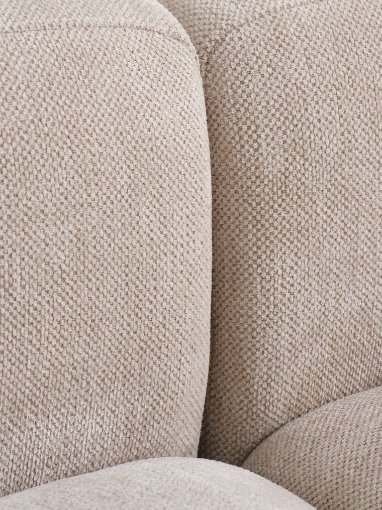 SKEJBY SKEJBY 5-seters modulær hjørnesofa laget av sandstoff