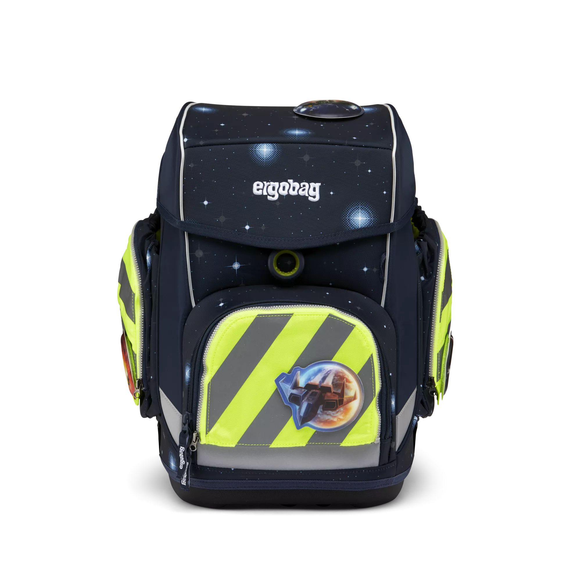 ergobag Zip-Set mit Reflektorstreifen Gelb