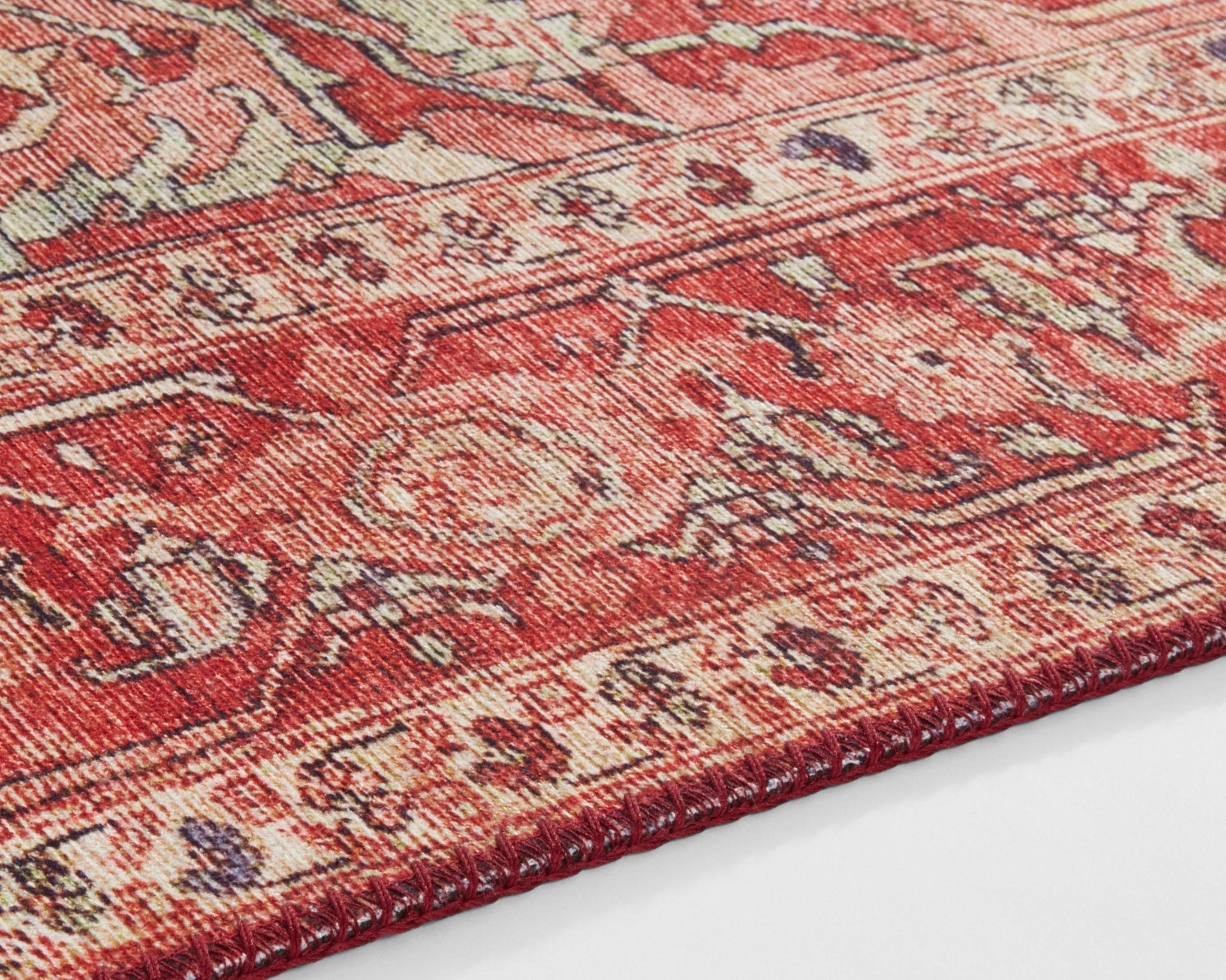 Teppich Leta, NOURISTAN, rechteckig, Höhe: 5 mm, Orientalisch, Orient, Kurzflor, Wohnzimmer, Schlafzimmer, Esszimmer