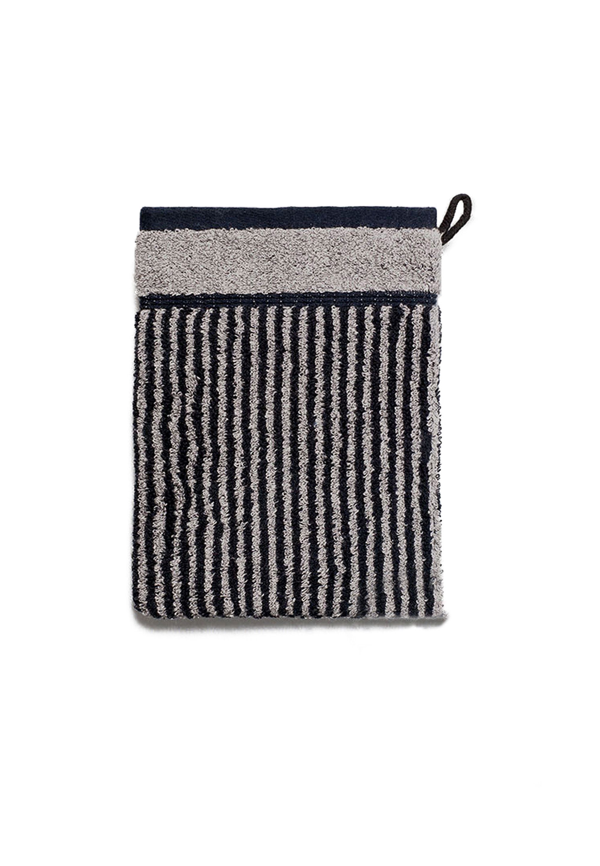 grace grand spa Waschlappen Classic (3-tlg), mit Streifen-Muster