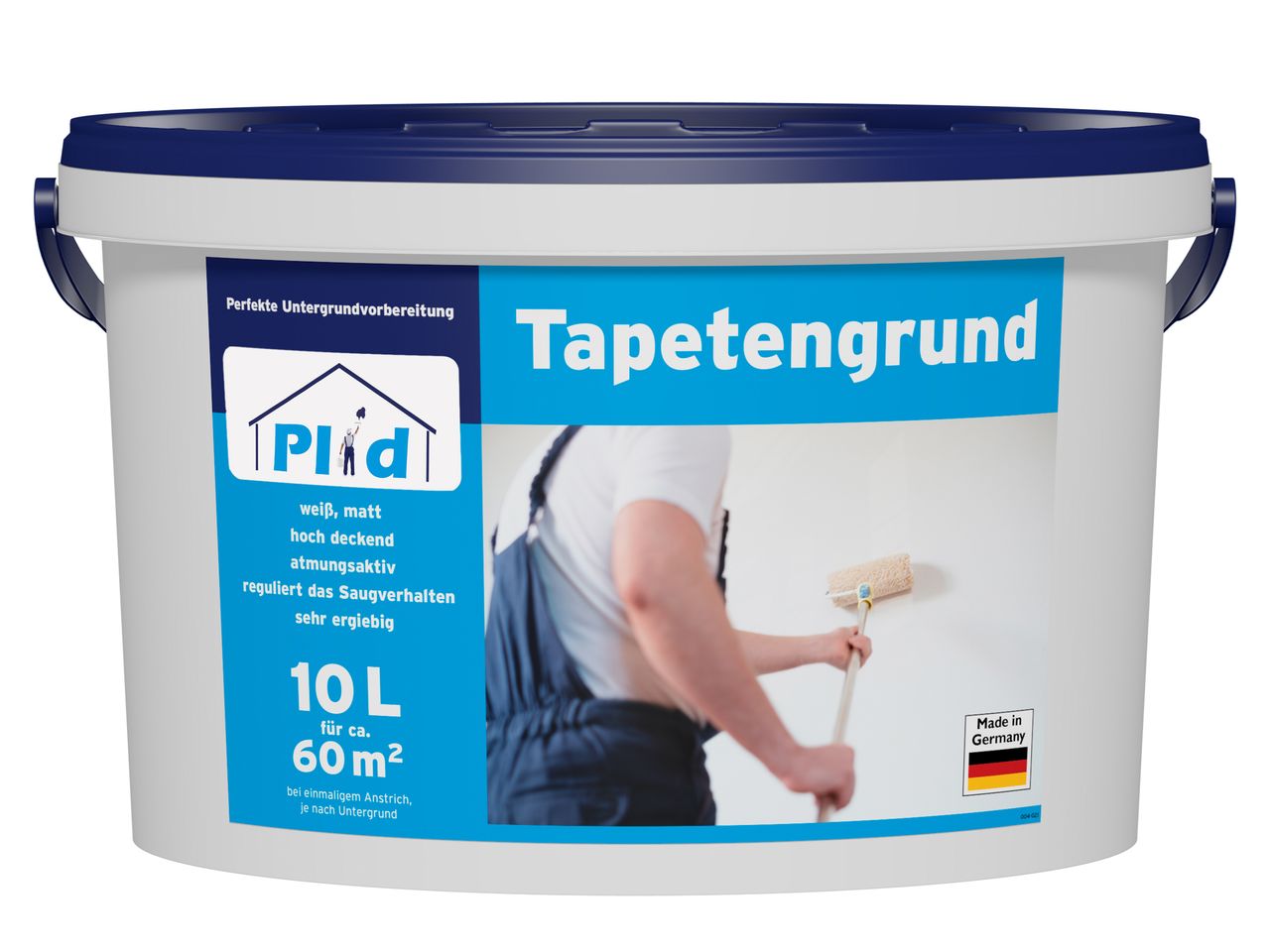 Plid Premium Tapetengrund Tapetengrundierung Grundierung Weiß