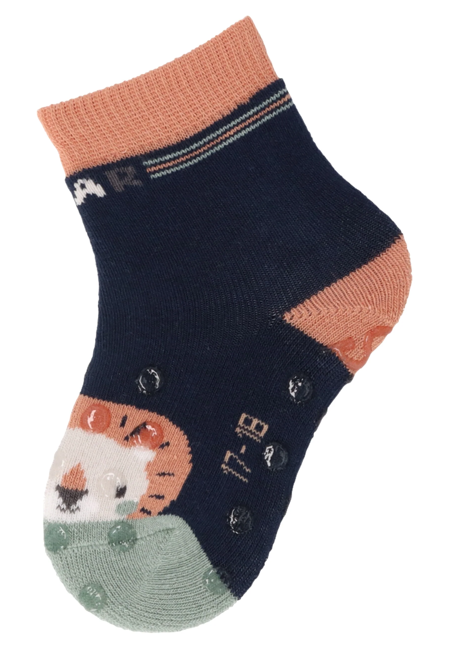 ABS Krabbelsocken im 2er Pack mit Motiv Löwe