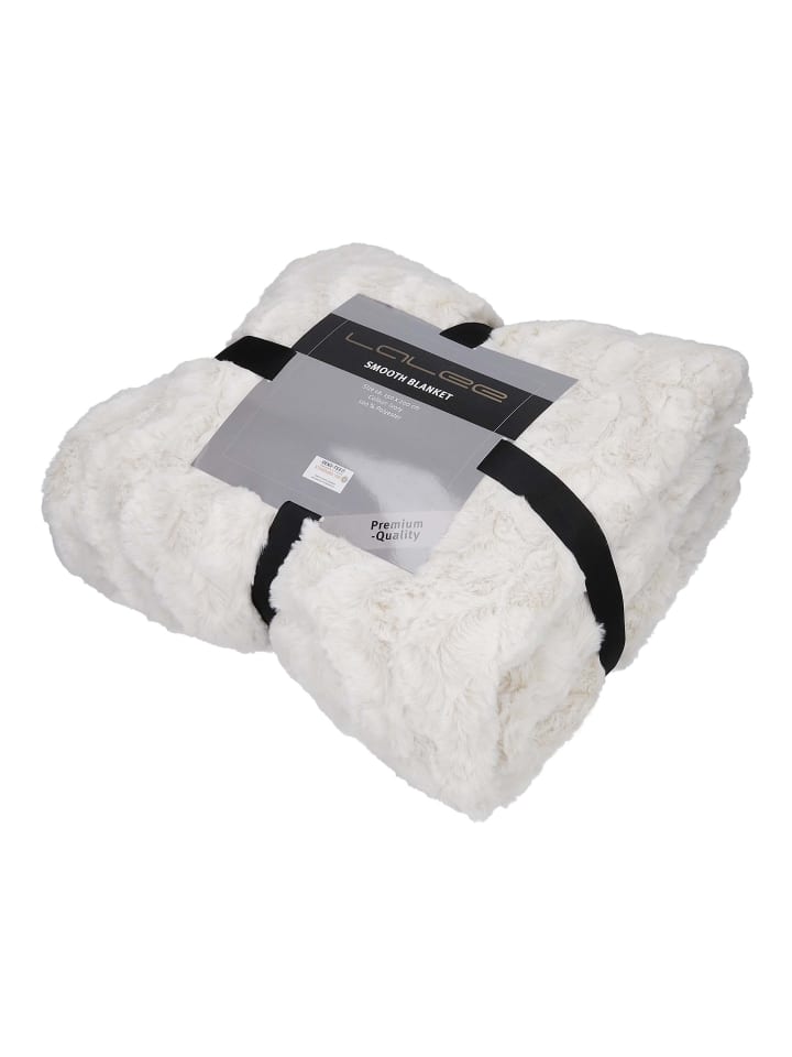 GMD Living Superweiche Kuscheldecke SMOOTH in Farbe Ivory (elfenbein)   günstig kaufen