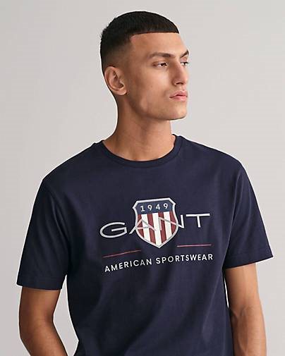 GANT Herren T-Shirt ARCHIVE SHIELD