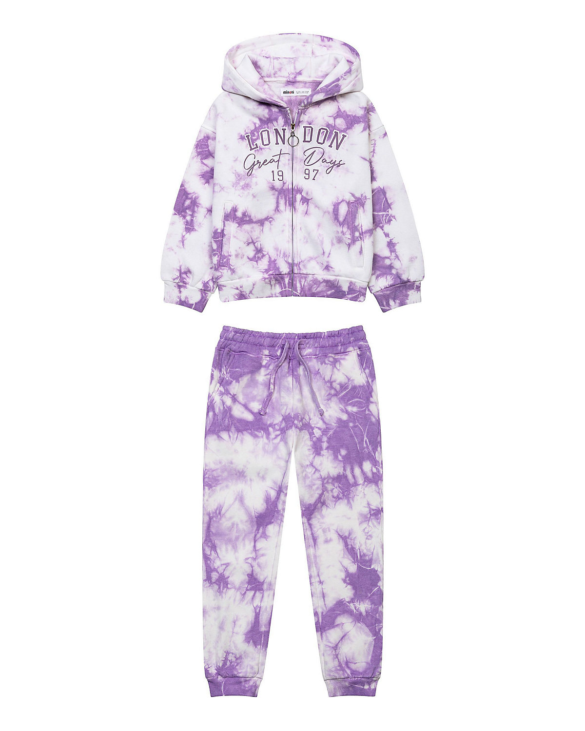 Fleece-Kapuzensweatshirt und Jogginghose für Mädchen ( 3y-14y ) für Mädchen