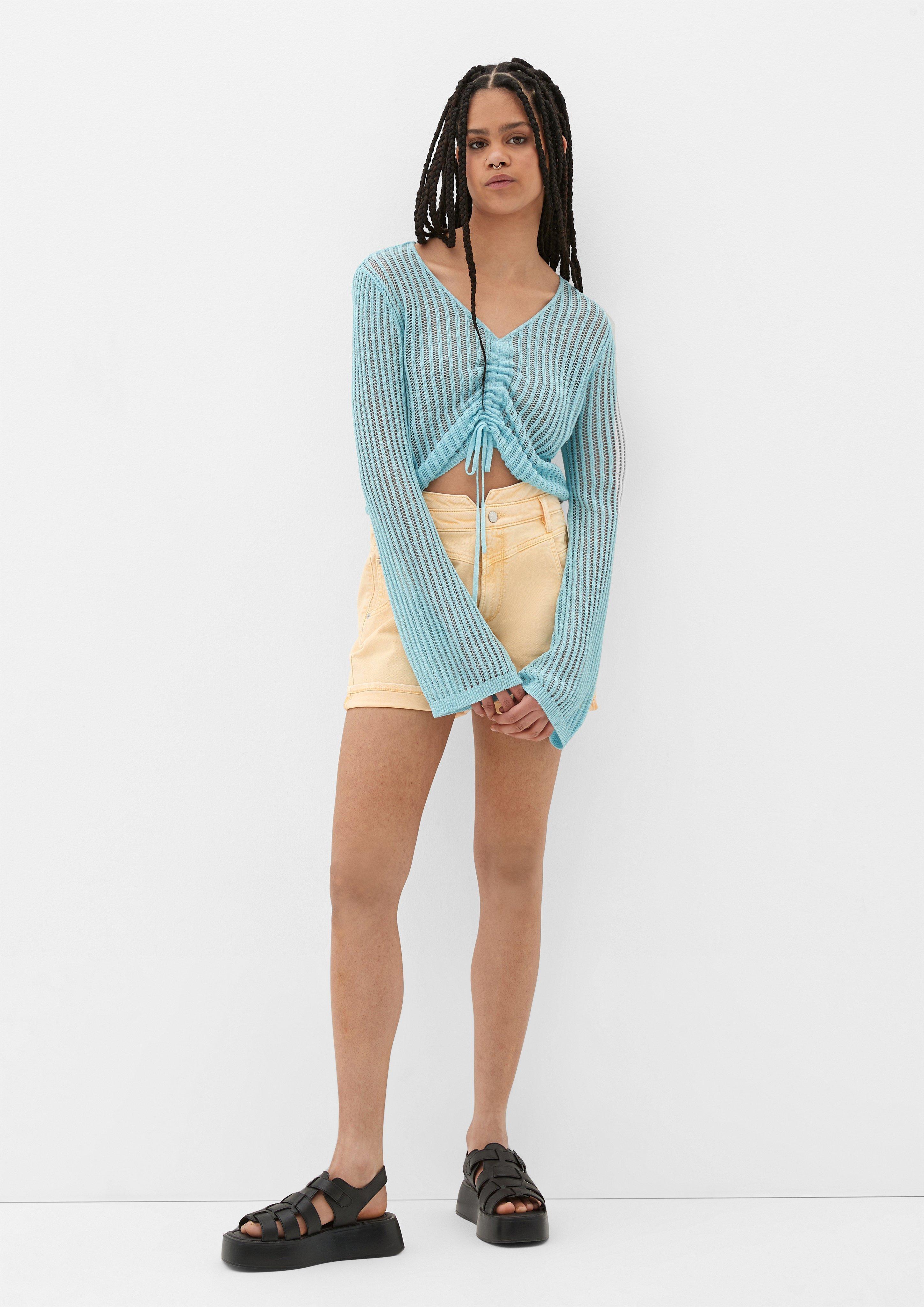 Pullover mit verstellbarer Raffung  2130390-6045