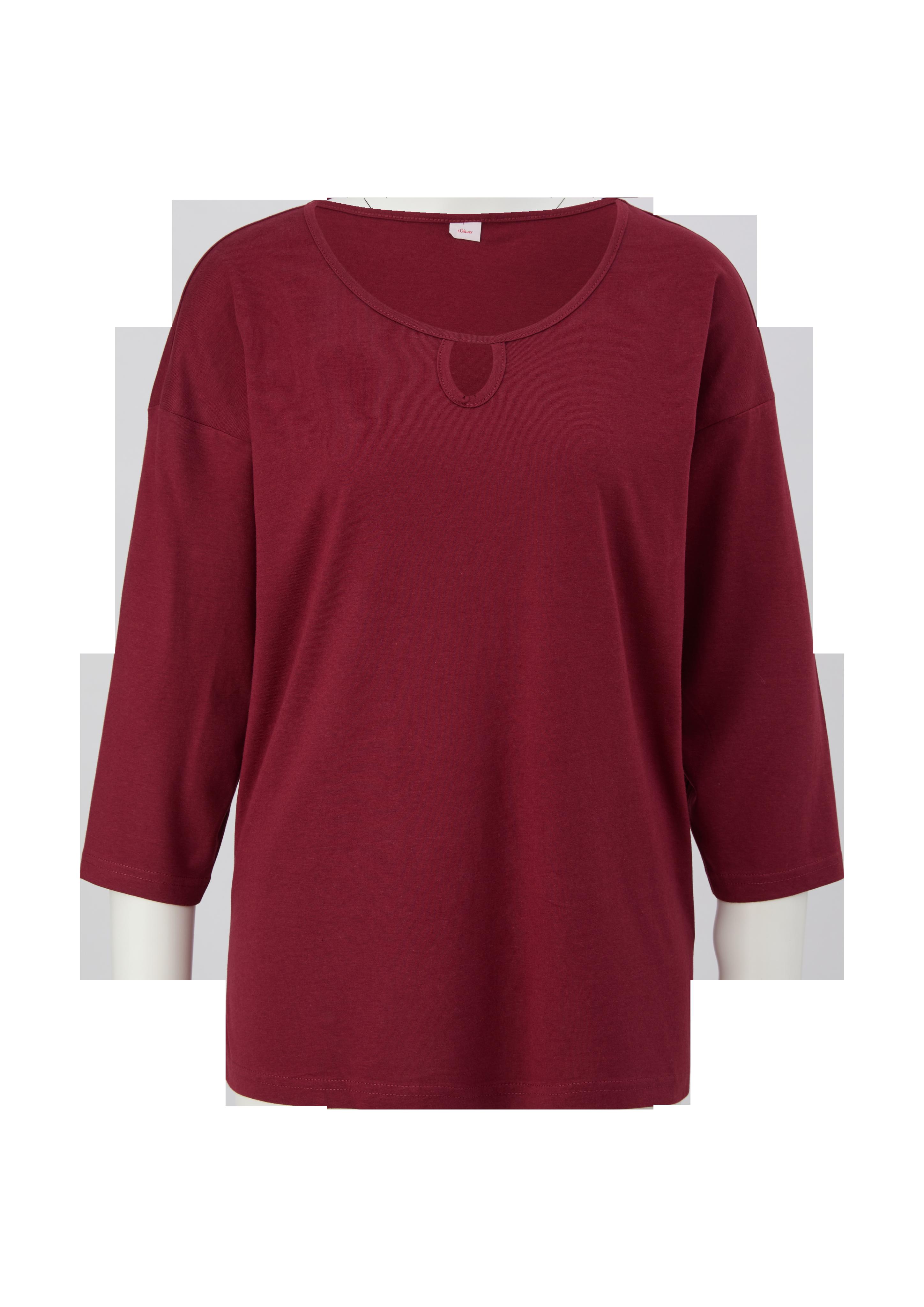 Pyjamashirt im Baumwollmix  6008012-3000