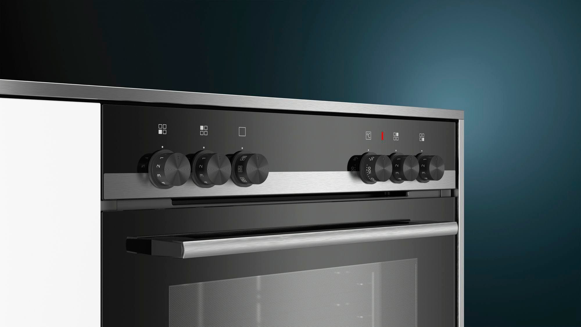 SIEMENS Elektro-Herd-Set EQ000KA00, mit 3D-Heißluft