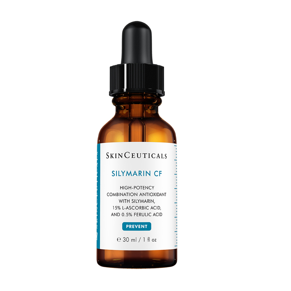 SkinCeuticals Sérum Antioxydant et Anti-ImperfectionsSilymarin CF 30ml Sérum antioxydant à la vitamine C pure pour les peaux grasses ou à imperfections