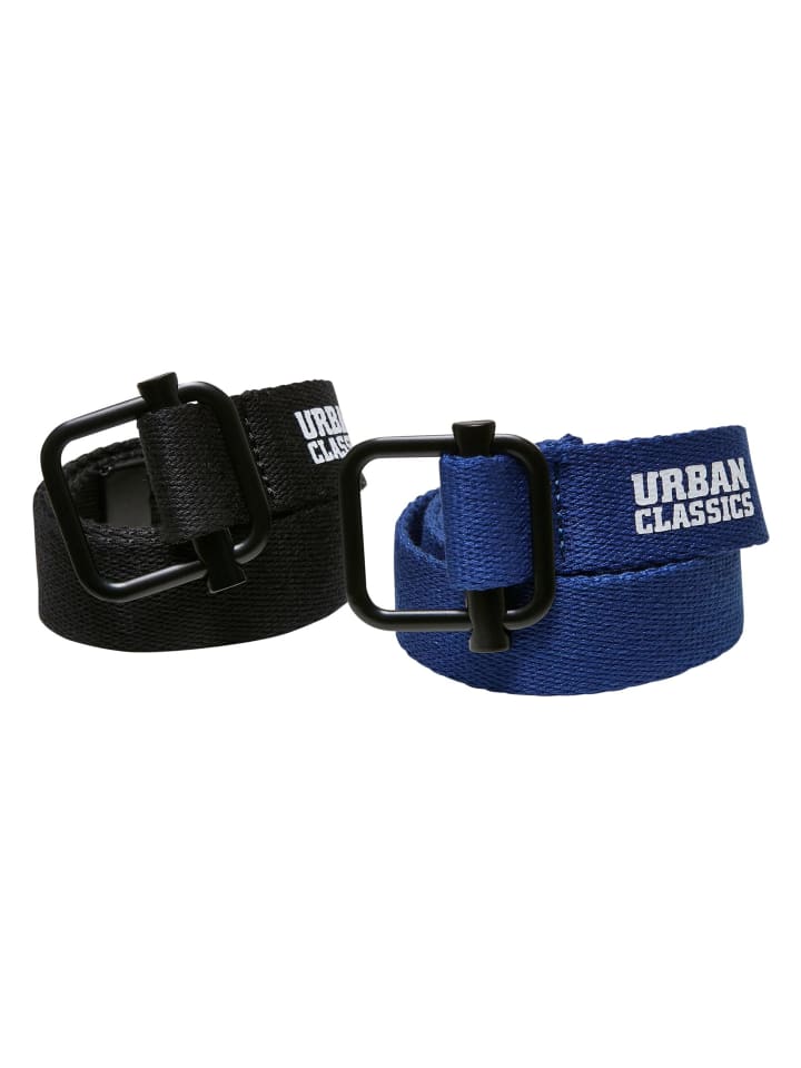Urban Classics Urban Classics Gürtel in black/blue günstig kaufen onesize