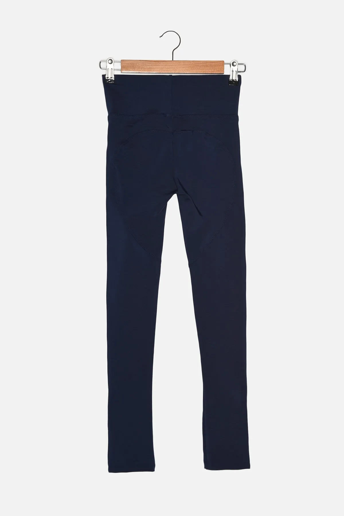 Trendyol Collection  Marineblaue Push-up-Sportleggings in voller Länge aus Strick TWOAW21TA0030