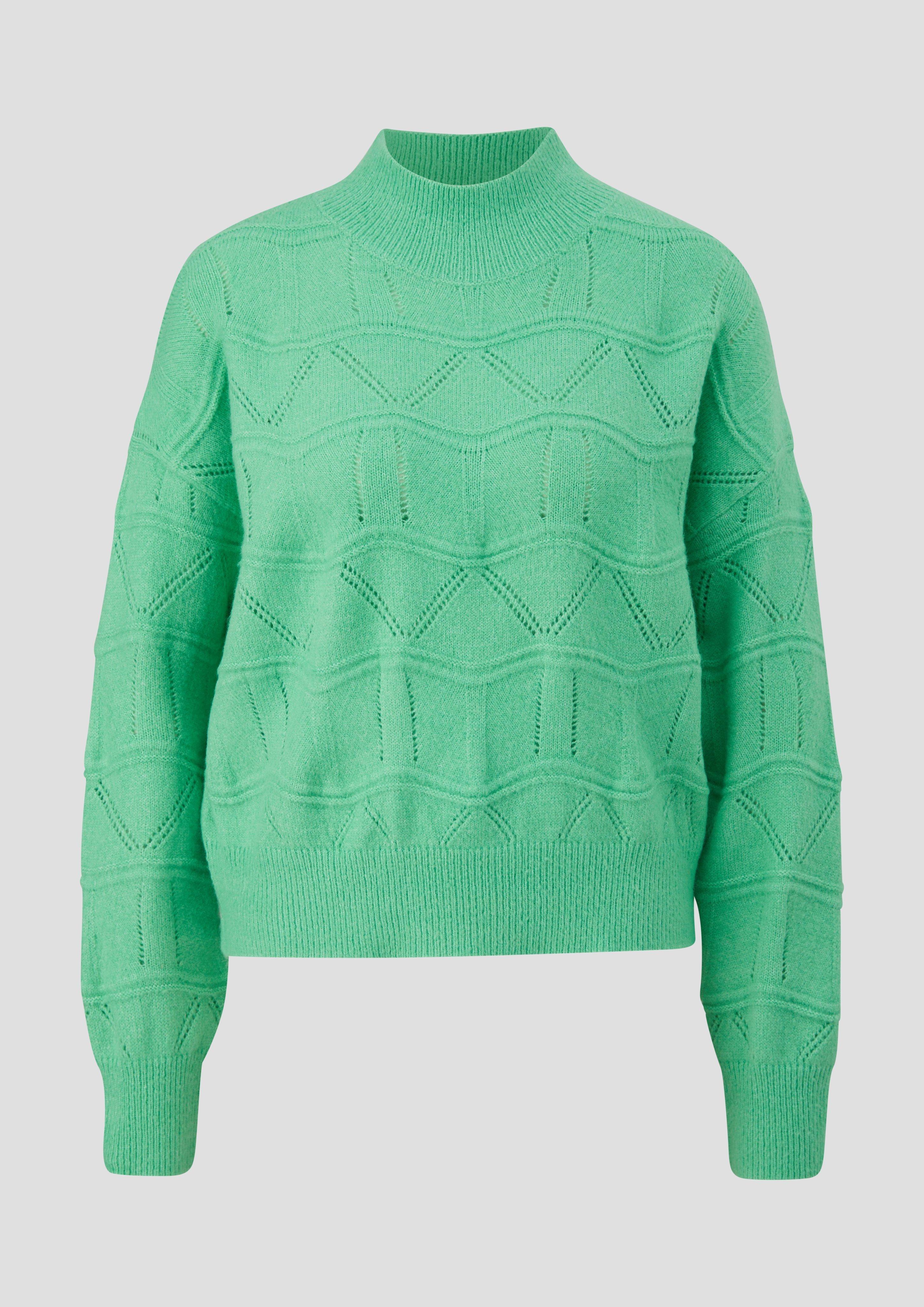 Strickpullover mit Ajourmuster  2137910-73W0