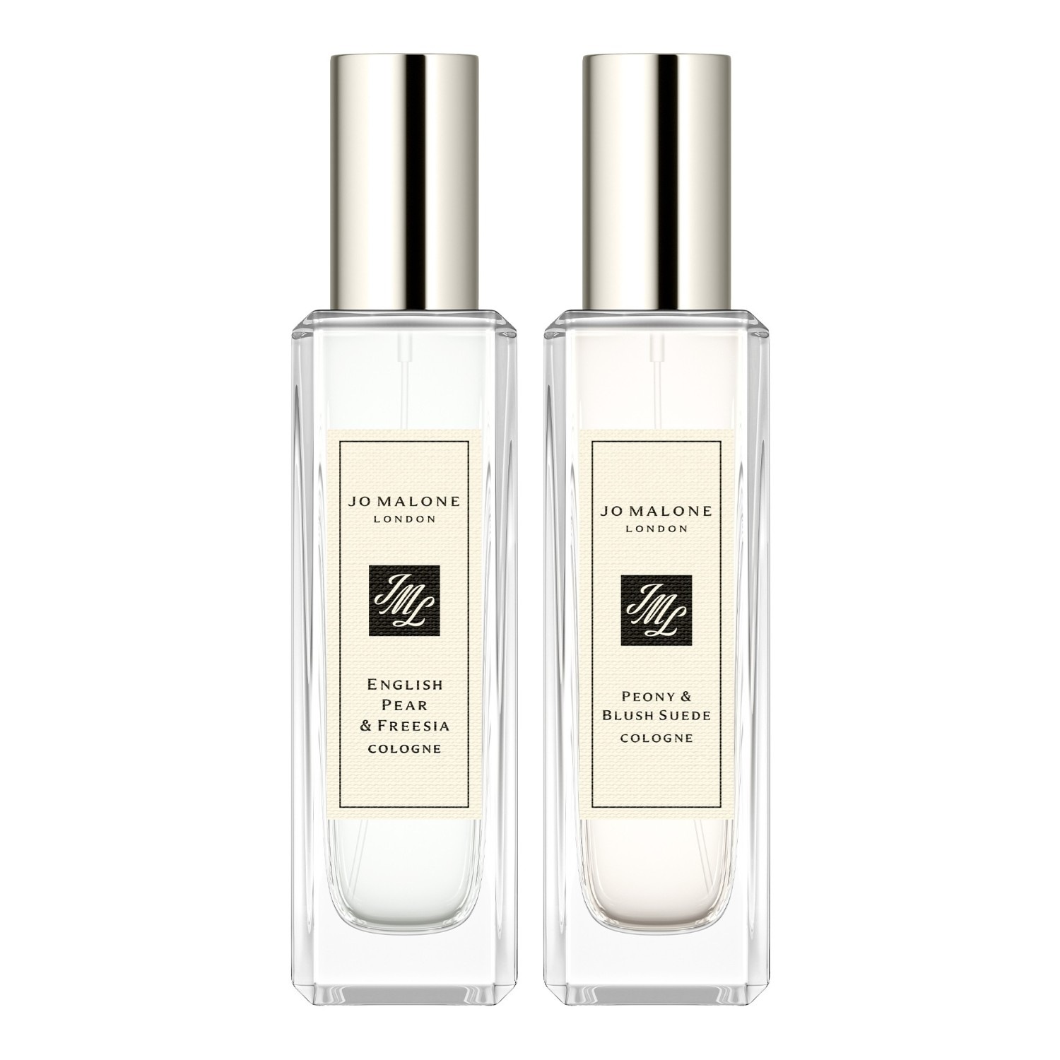 English Pear & Freesia + Peony & Blush Suede Duo