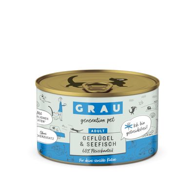 Sparpaket GRAU Adult Getreidefrei 24 x 200 g