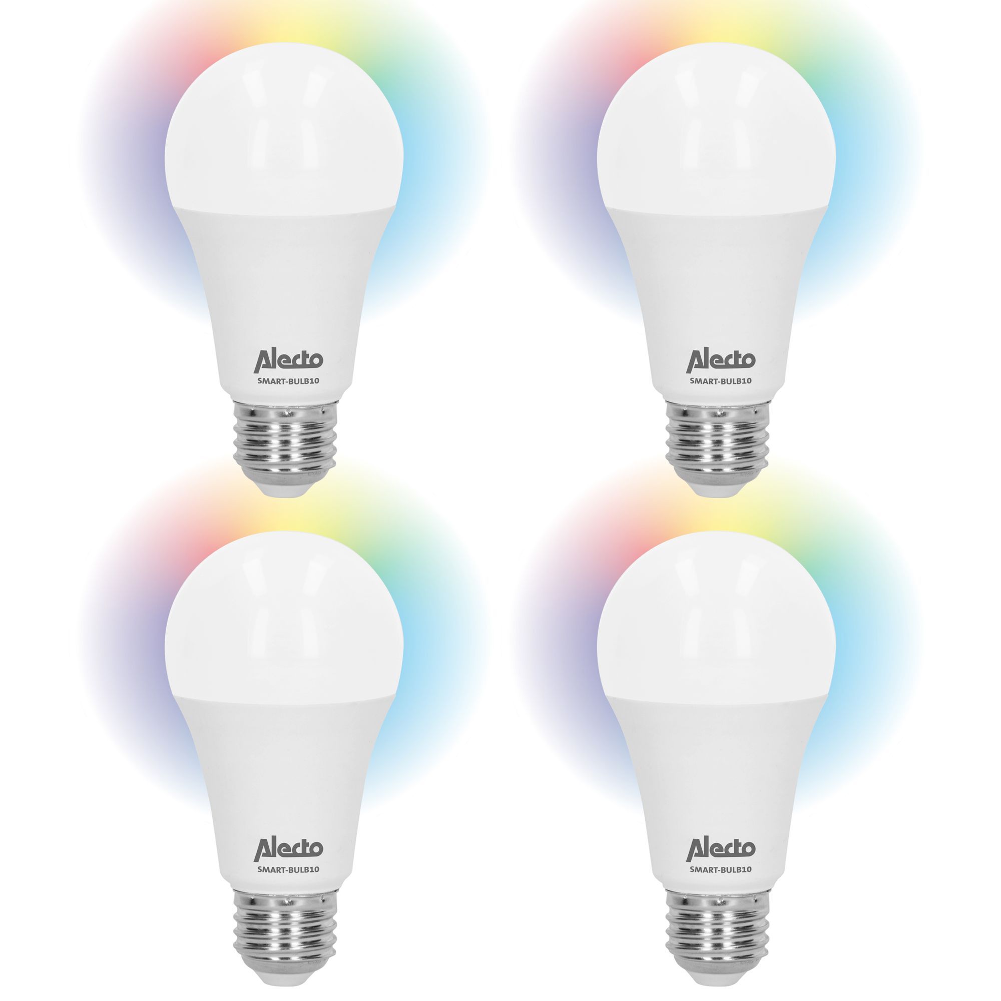 Alecto SMART-BULB10 4-PACK Smarte WLAN-Lampe