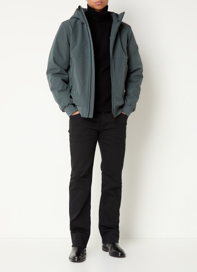 Giacca da aviatore softshell trapuntata Airforce con tasche con cerniera